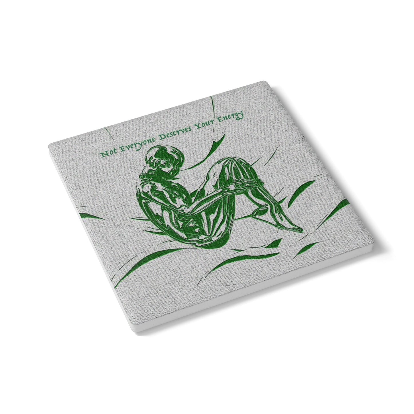SP-004: Energy Boundary - Ceramic Coaster