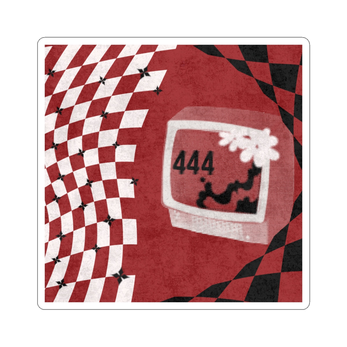 Protocol CR-005: Static Divinity - Kiss-Cut Stickers