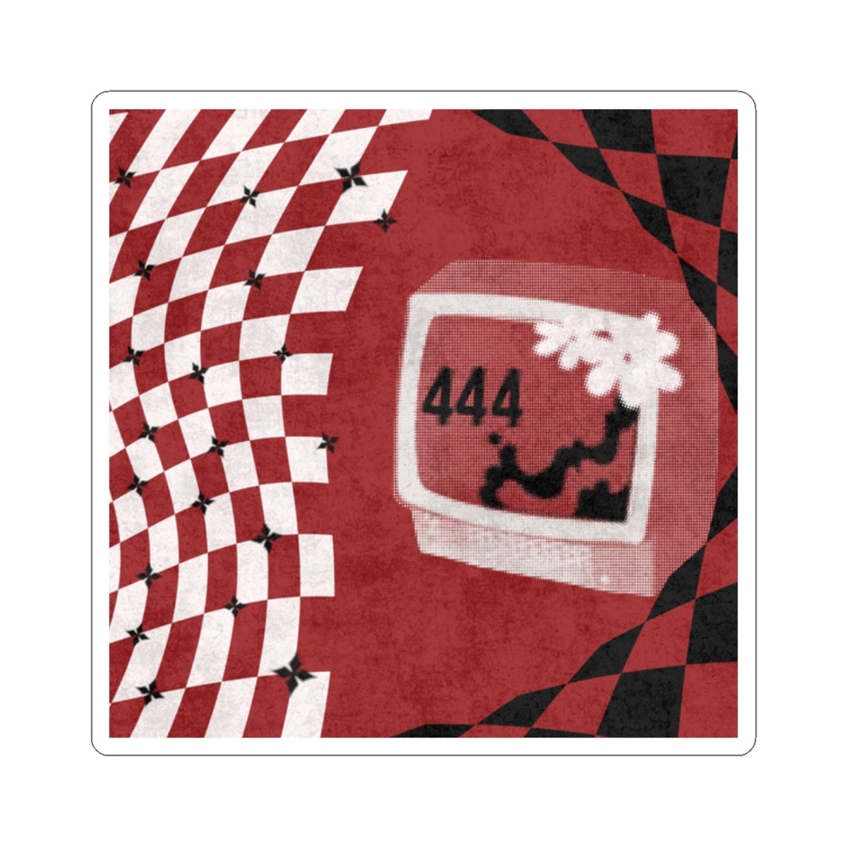 Protocol CR-005: Static Divinity - Kiss-Cut Stickers