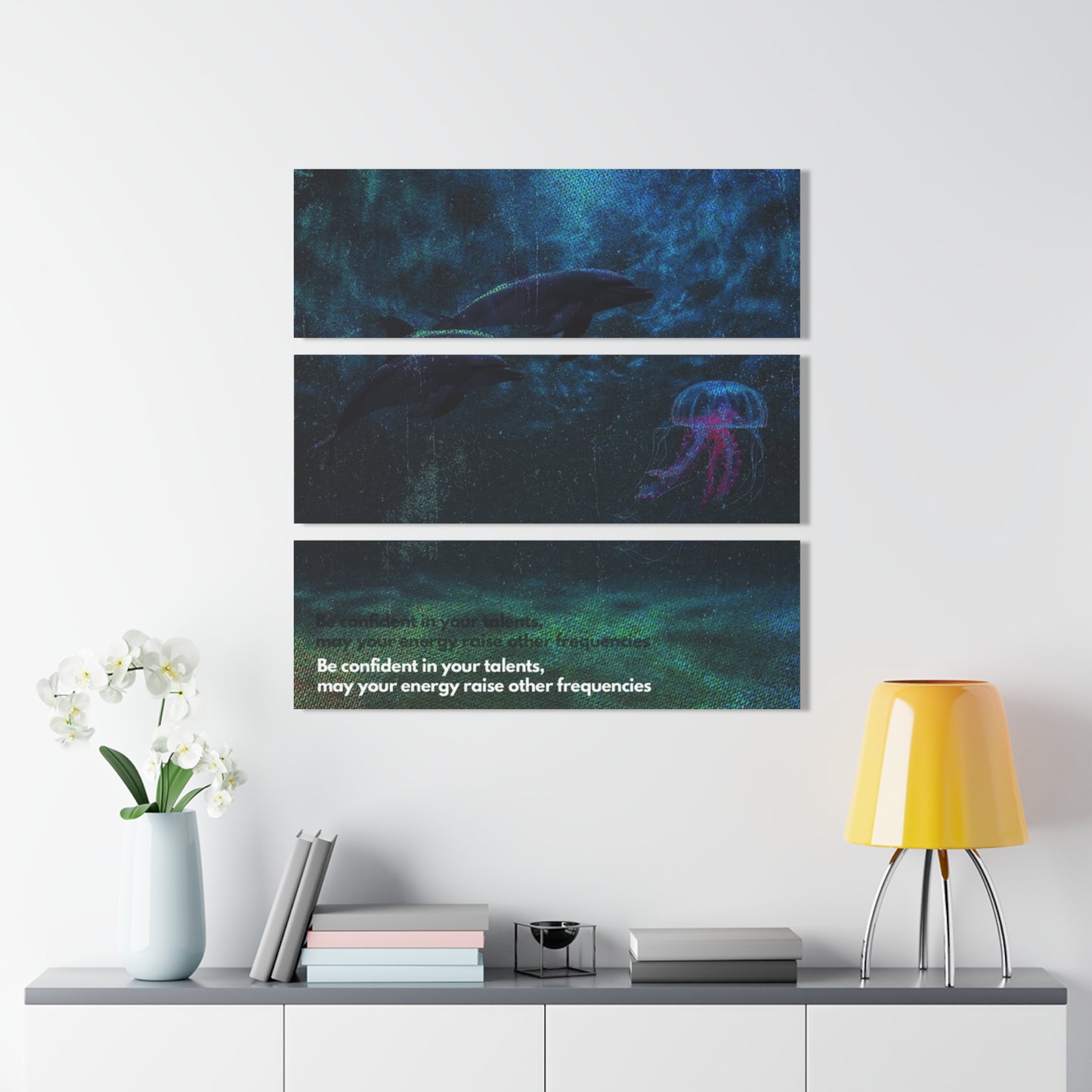 SP-008: Confident Dolphin - Acrylic Wall Art