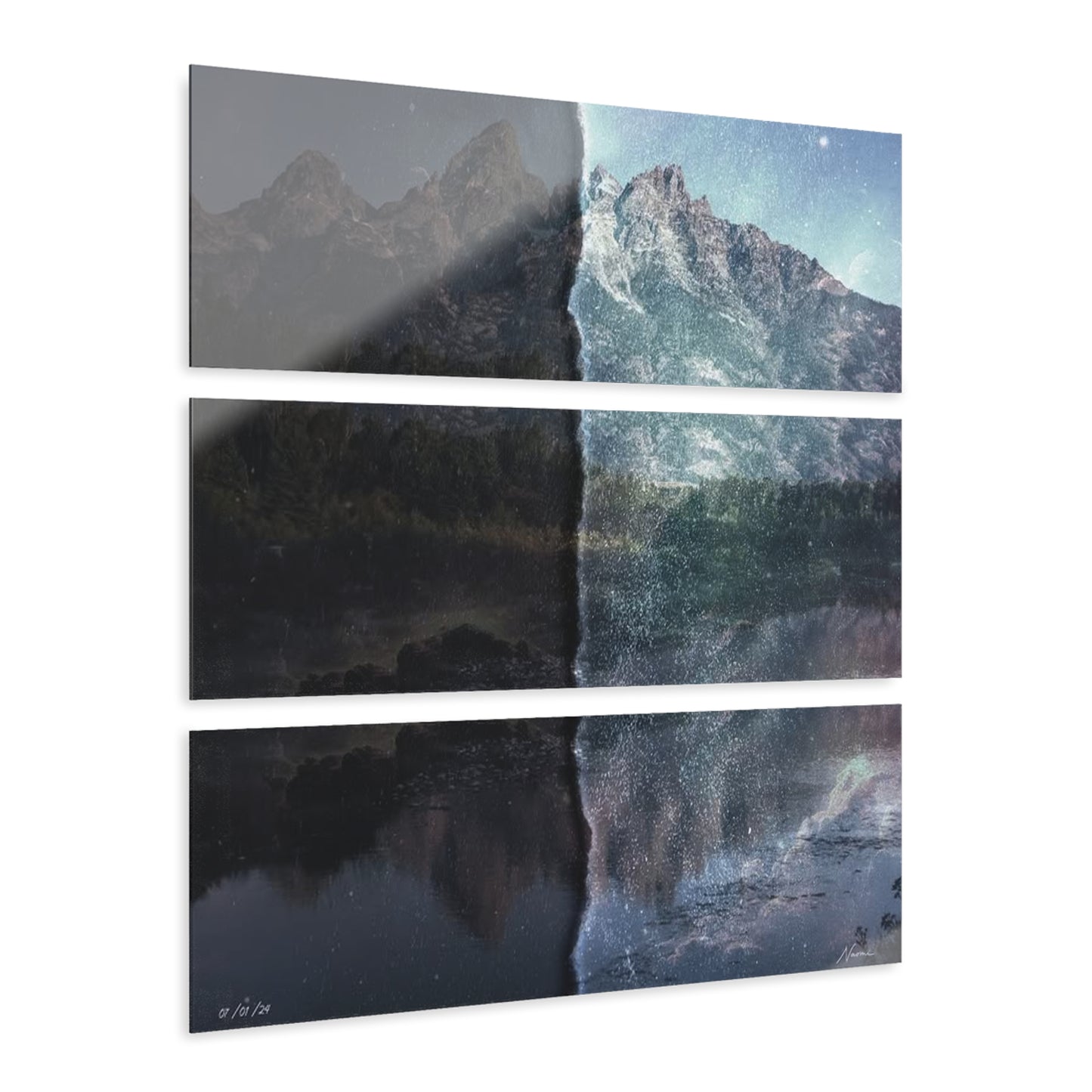 SP-003: Light vs Dark - Acrylic Wall Art