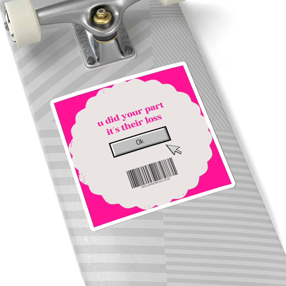 Protocol MB-001: Their Loss - Kiss-Cut Stickers