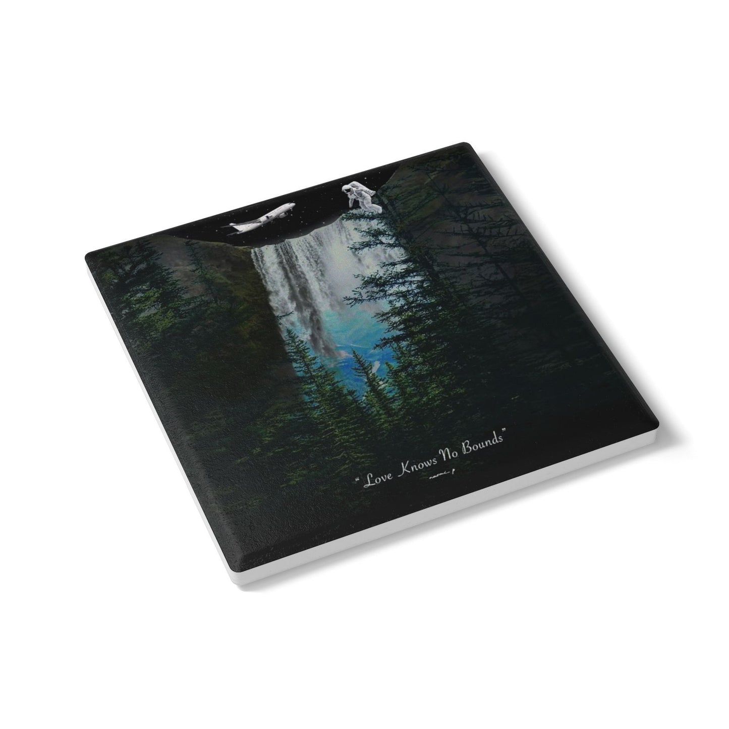 SP-006: Love Knows No Bounds - Ceramic Coaster