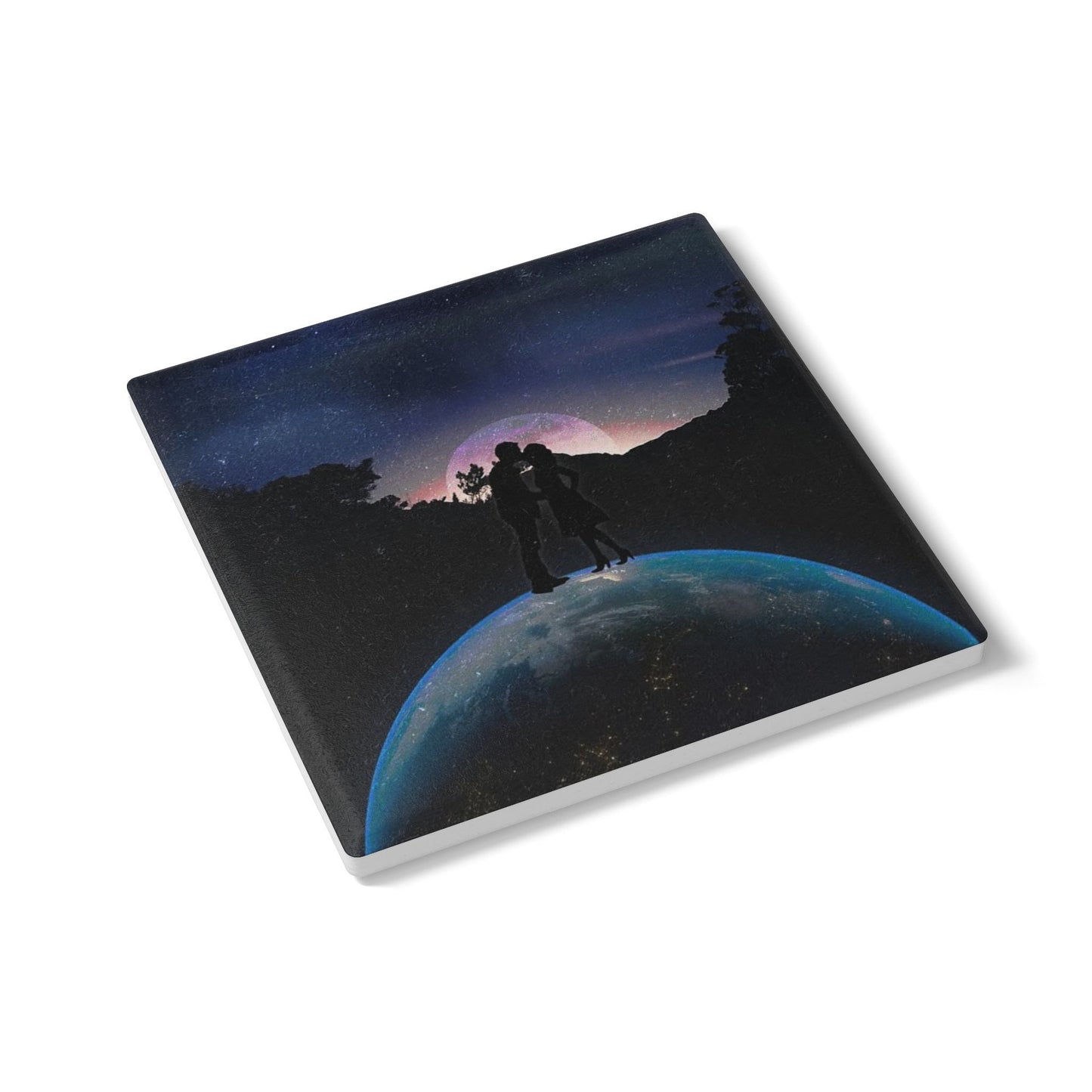 SP-007: Us Against The World - Ceramic Coaster