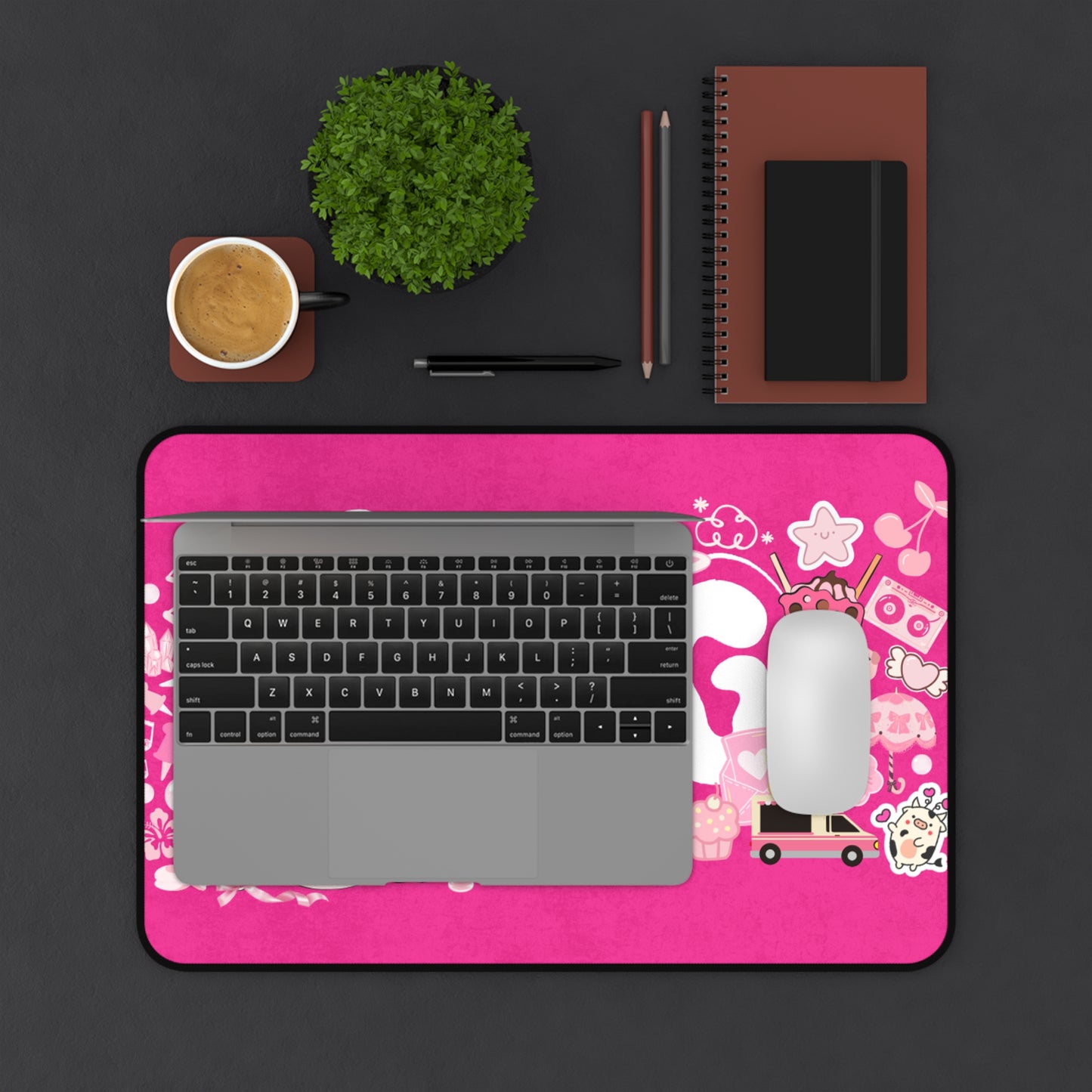 Protocol EW-004: Pretty in pink - Desk Mat