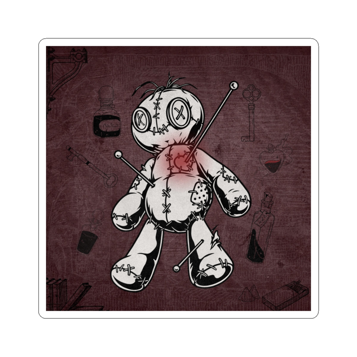 Protocol CR-004: Loves Wrath - Kiss-Cut Stickers
