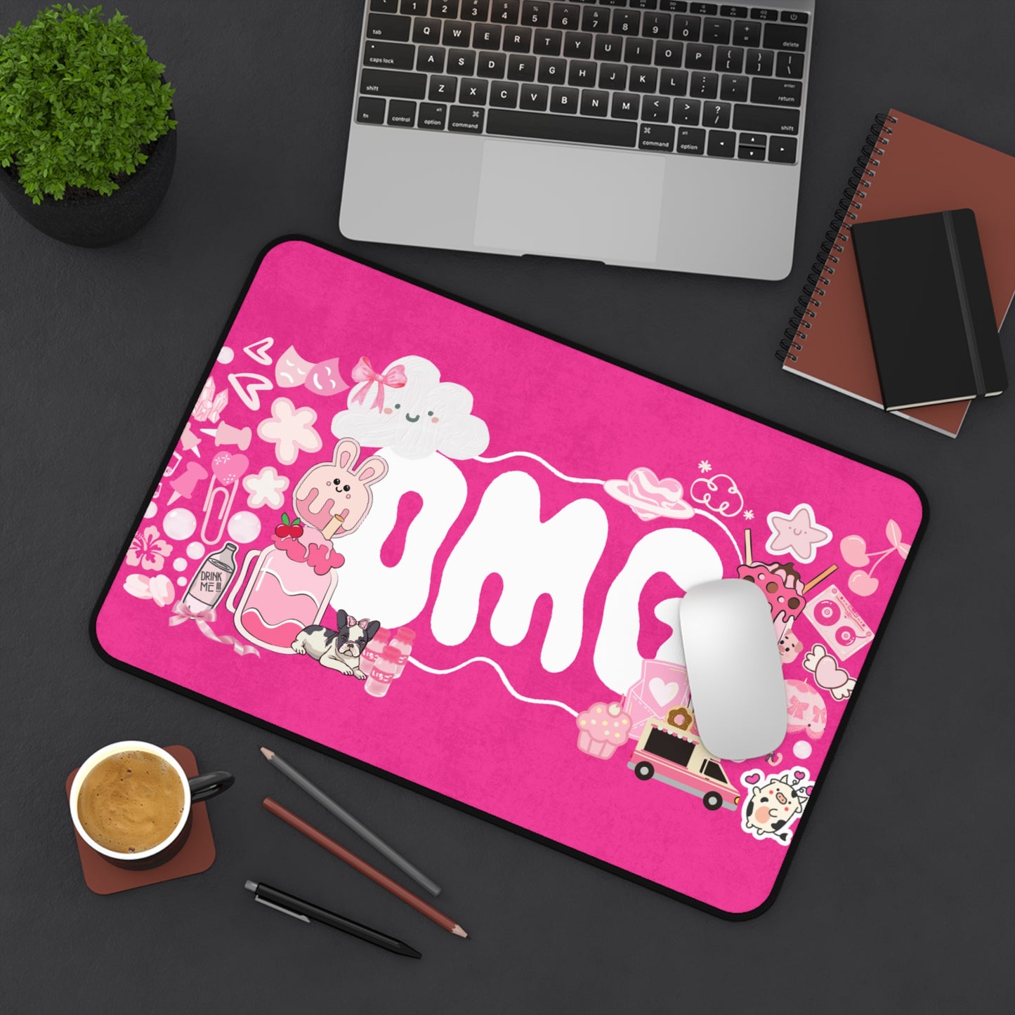 Protocol EW-004: Pretty in pink - Desk Mat