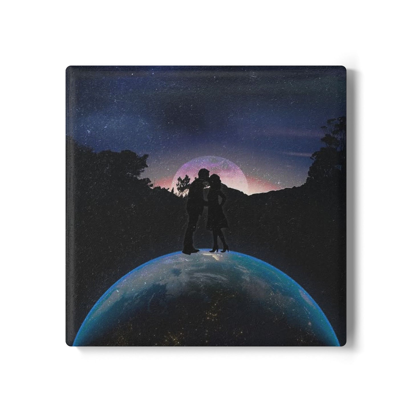 SP-007: Us Against The World - Ceramic Coaster