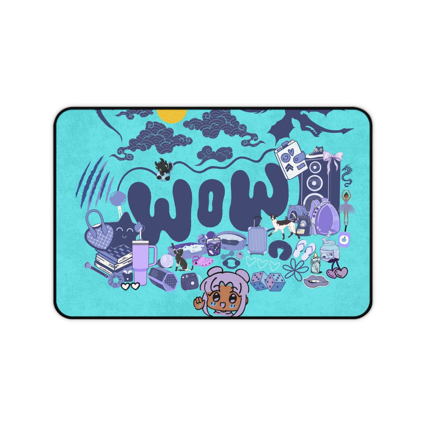 Protocol EW-012: Wander girl - Desk Mat