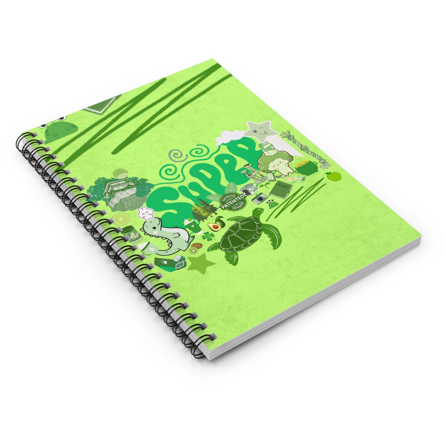 Protocol EW-008: rawr :) – Spiral Notebook