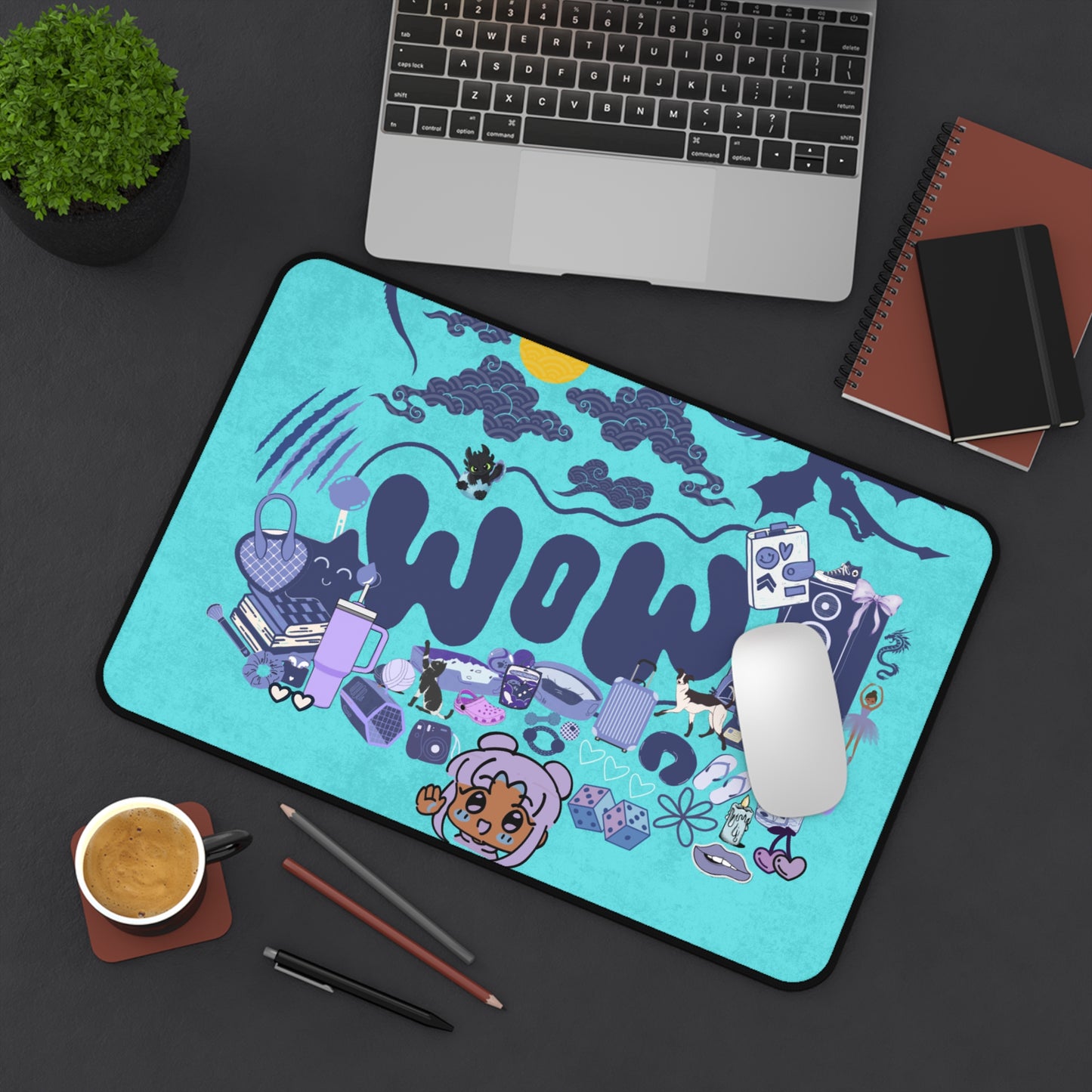 Protocol EW-012: Wander girl - Desk Mat