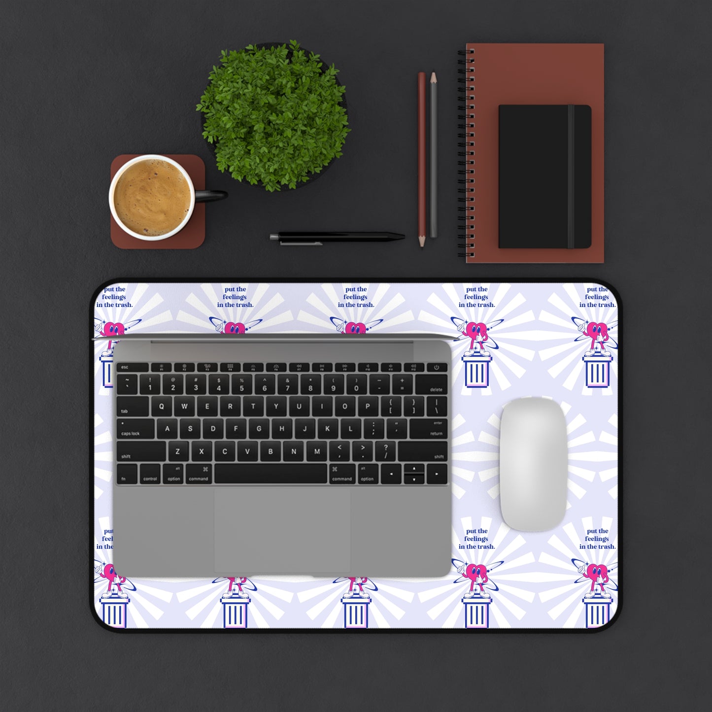 Protocol MB-003: Trash ahh feelings - Desk Mat
