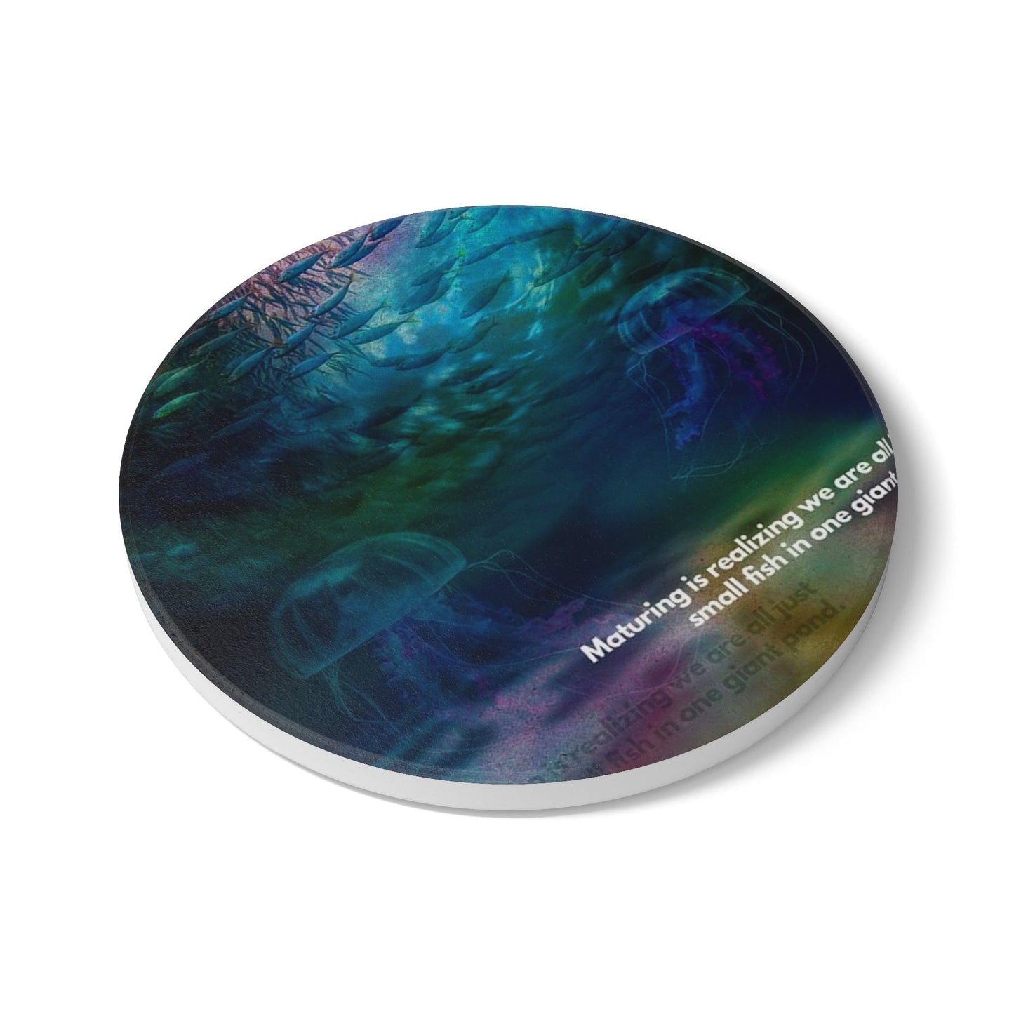 SP-002: Growth - Ceramic Coaster