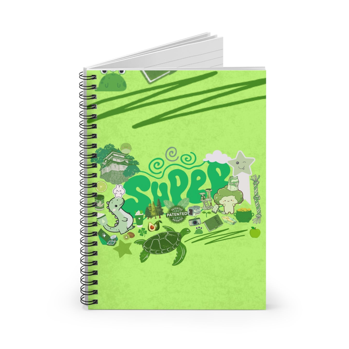 Protocol EW-008: rawr :) – Spiral Notebook