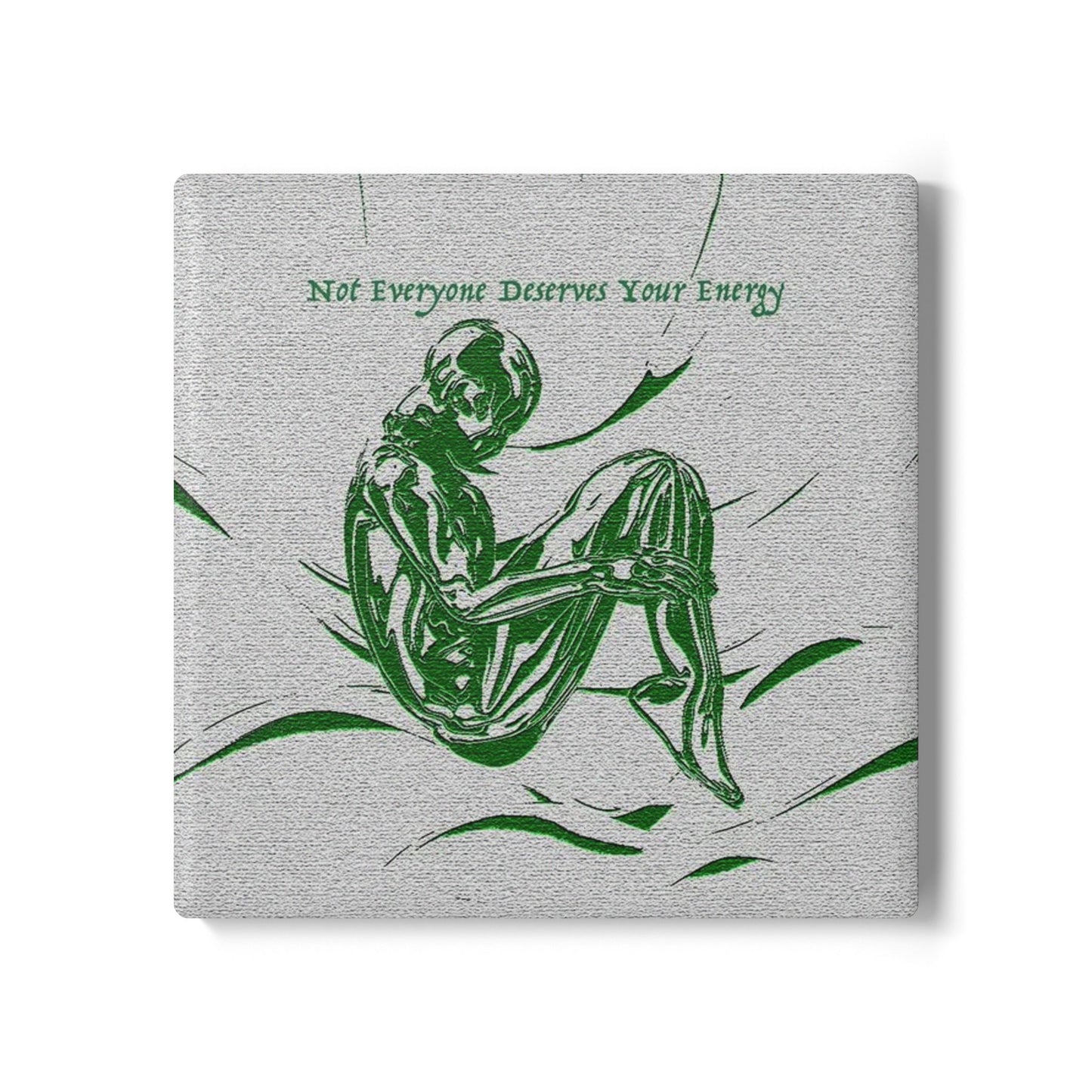 SP-004: Energy Boundary - Ceramic Coaster