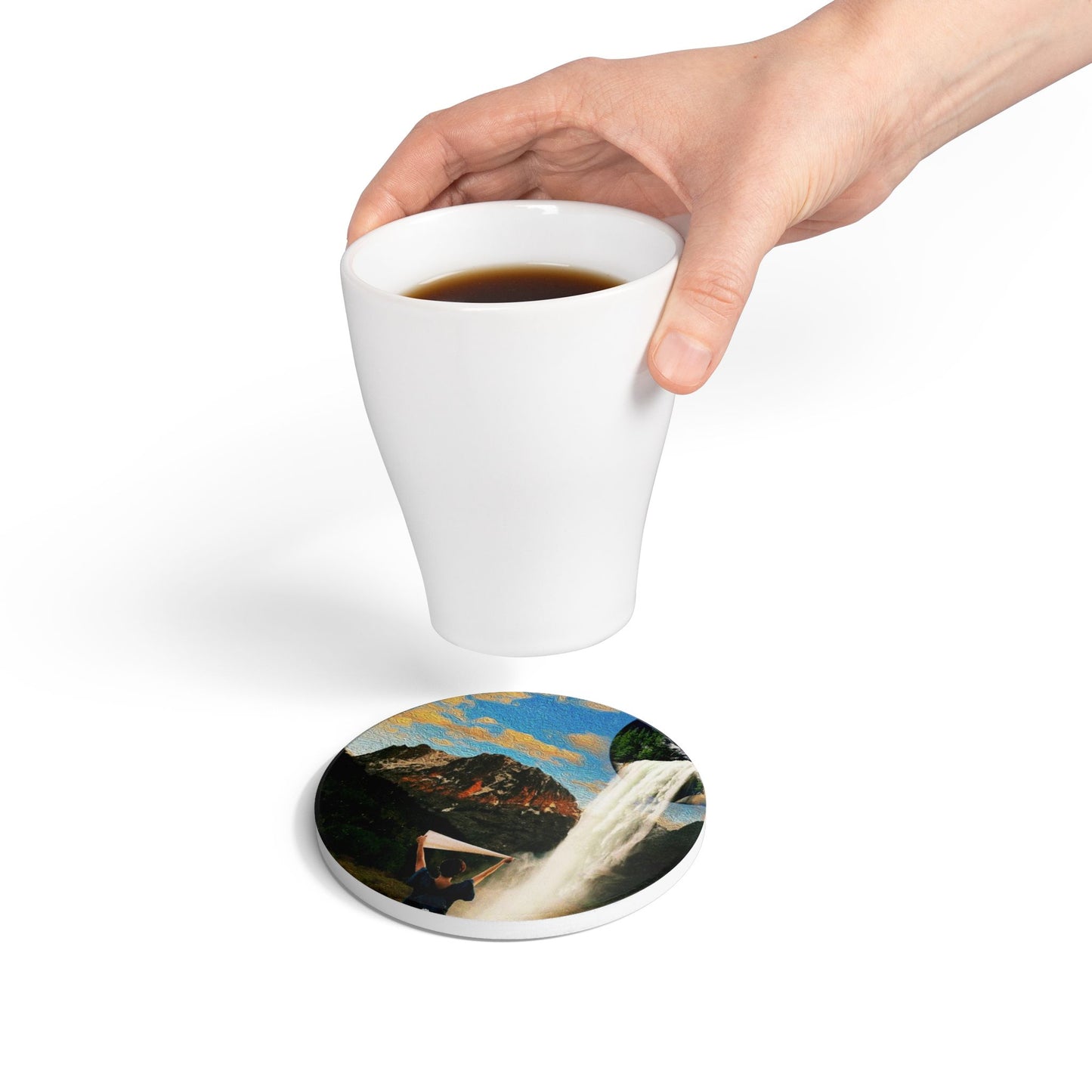 SP-001: World of dreams - Ceramic Coaster