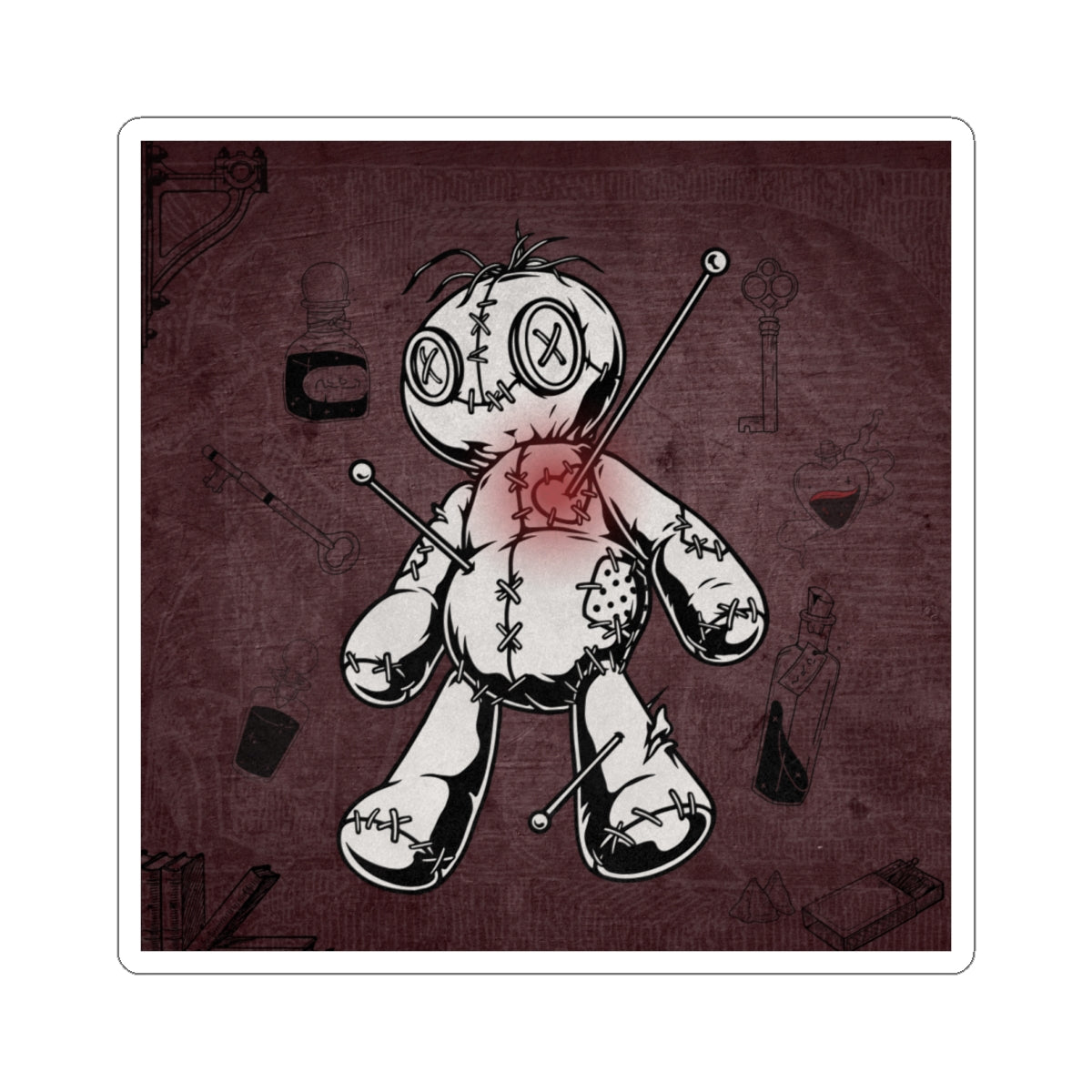 Protocol CR-004: Loves Wrath - Kiss-Cut Stickers