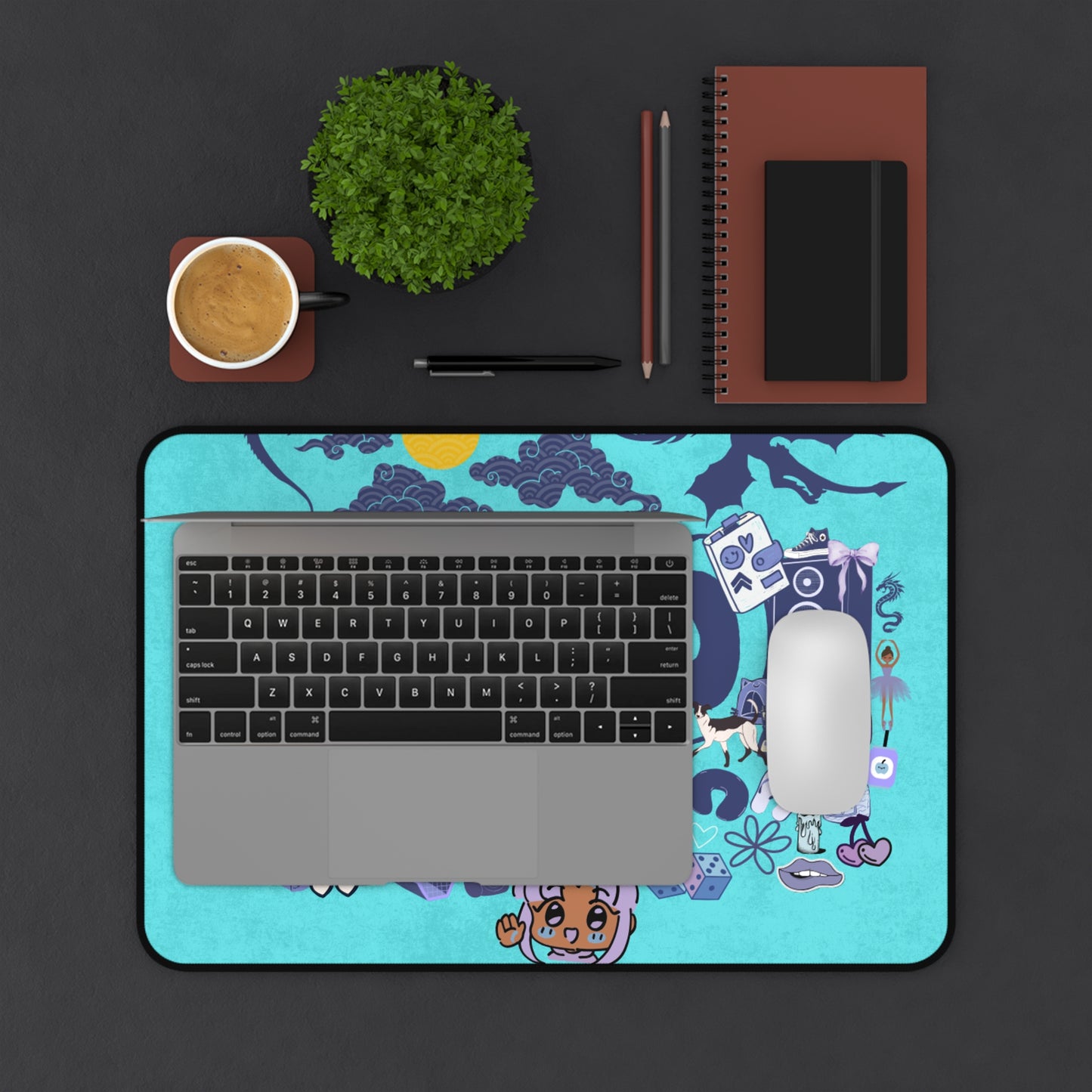 Protocol EW-012: Wander girl - Desk Mat
