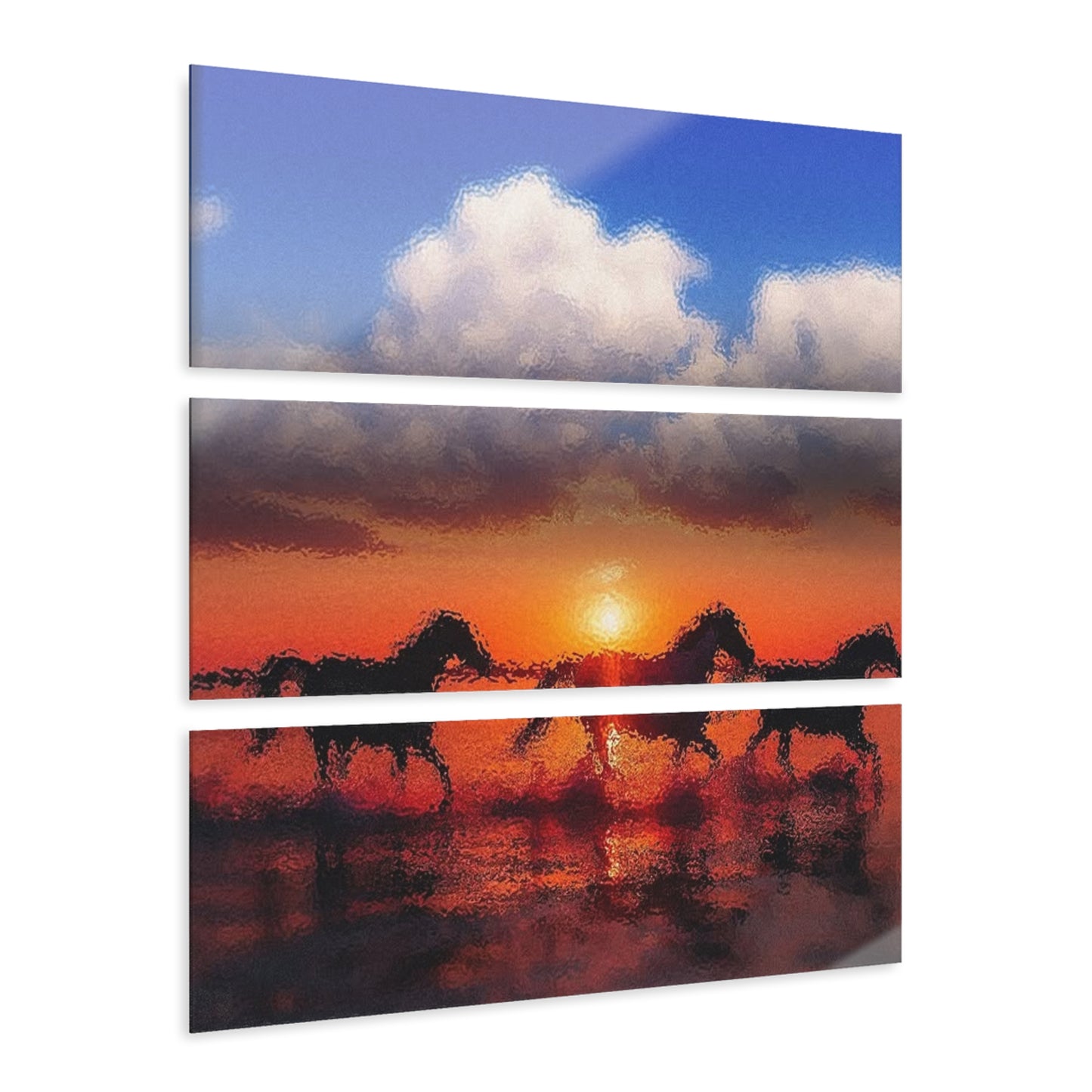 SP-010: Horse Race - Acrylic Wall Art