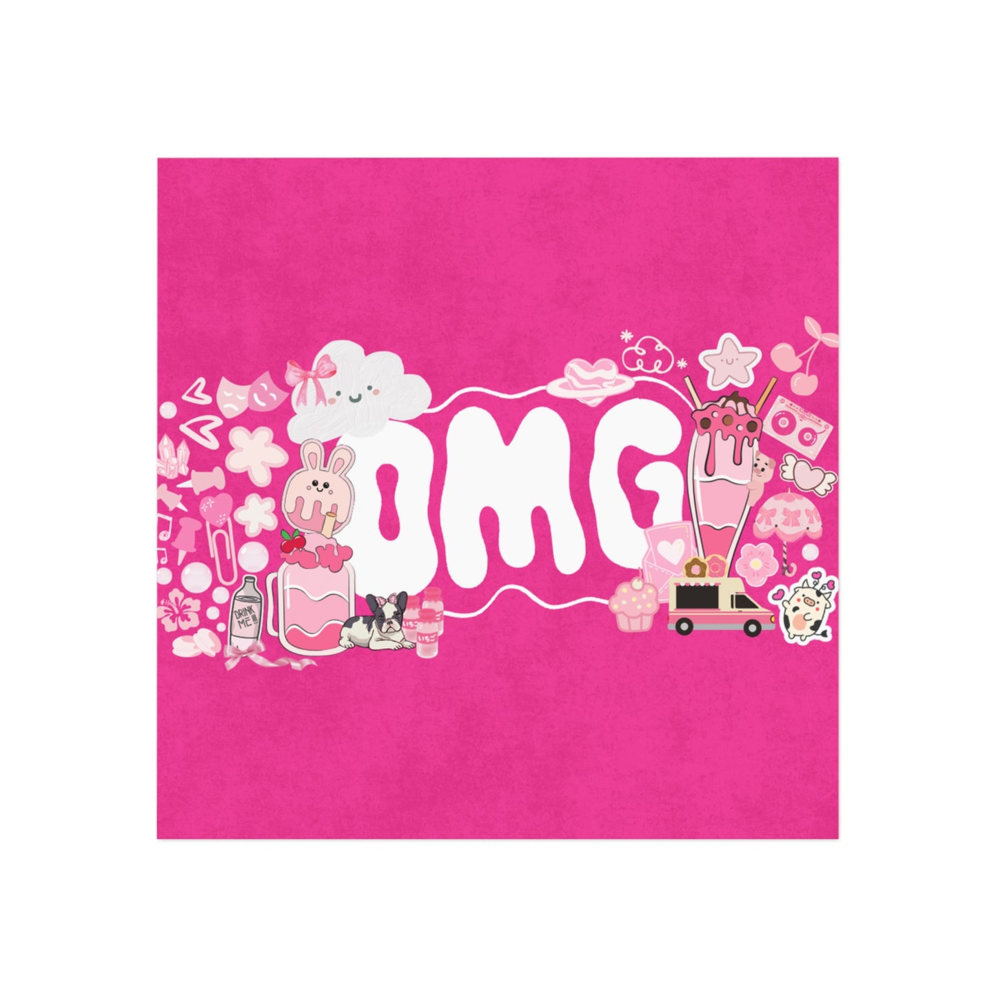 Protocol EW-004: Pretty in pink - Square Magnet