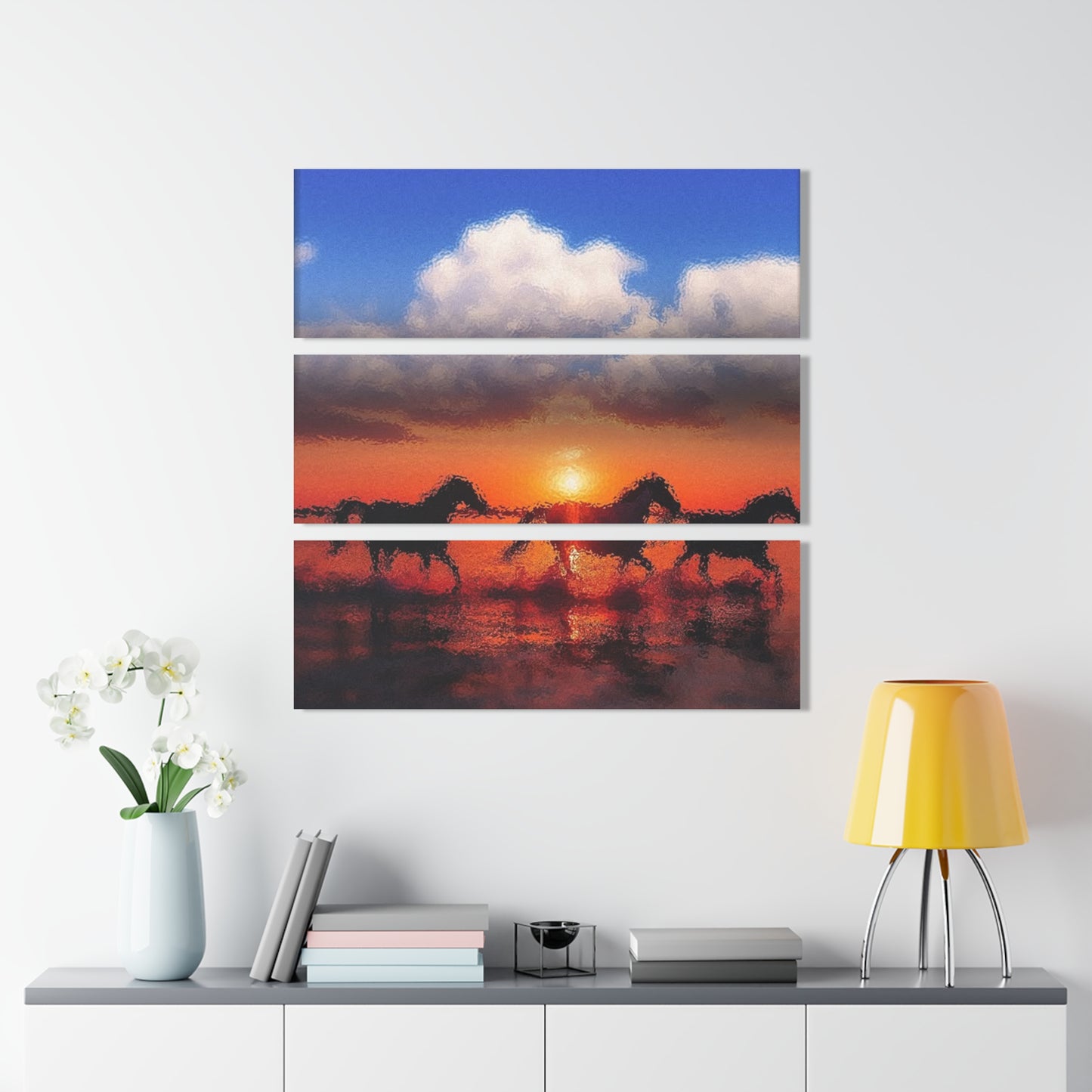 SP-010: Horse Race - Acrylic Wall Art