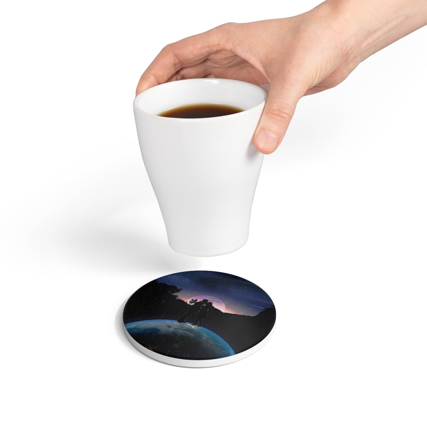 SP-007: Us Against The World - Ceramic Coaster