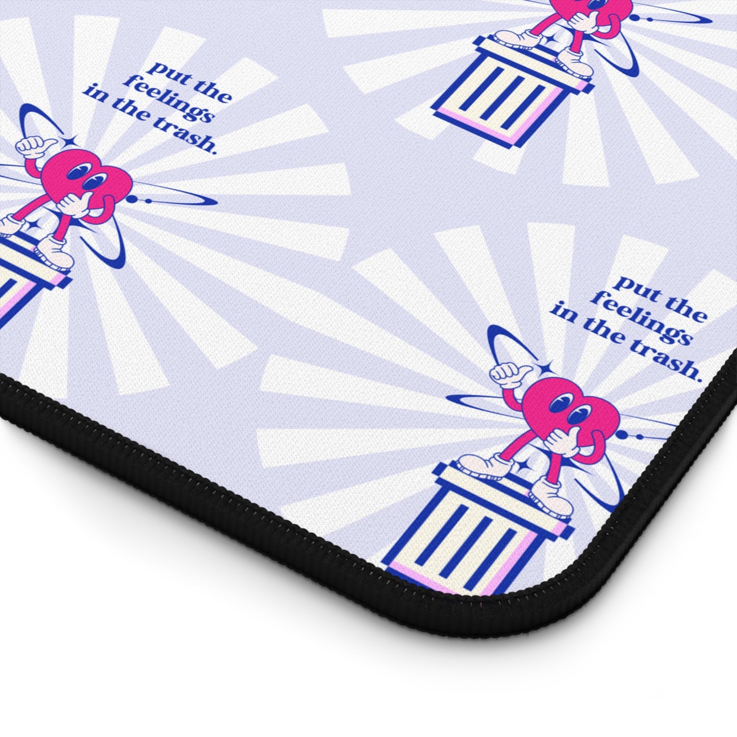 Protocol MB-003: Trash ahh feelings - Desk Mat