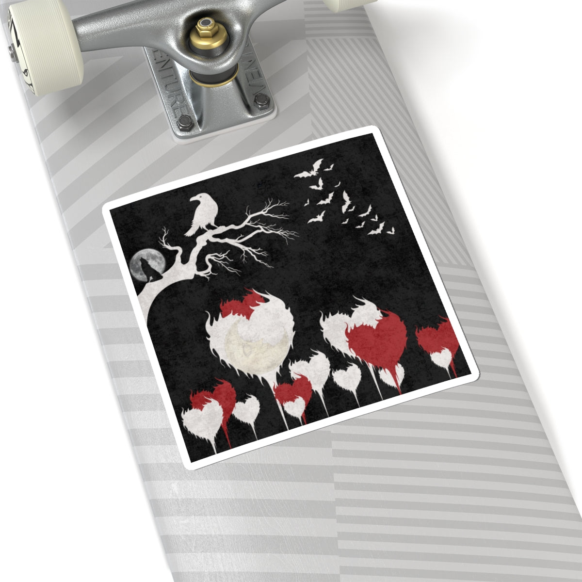 Protocol CR-001: Hollow Affection - Kiss-Cut Stickers