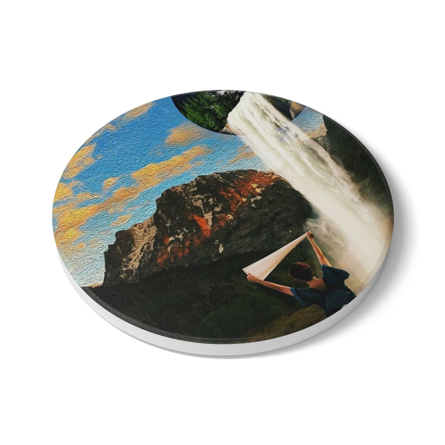 SP-001: World of dreams - Ceramic Coaster