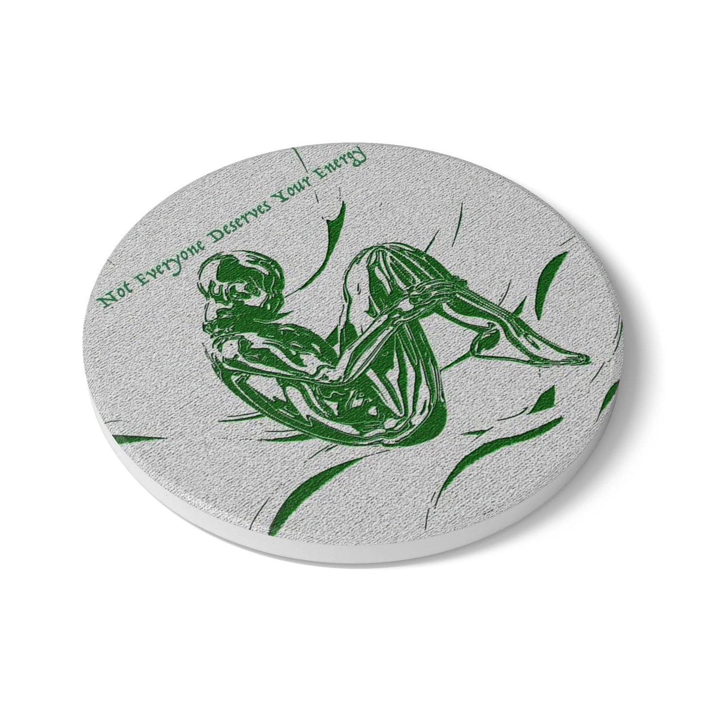 SP-004: Energy Boundary - Ceramic Coaster
