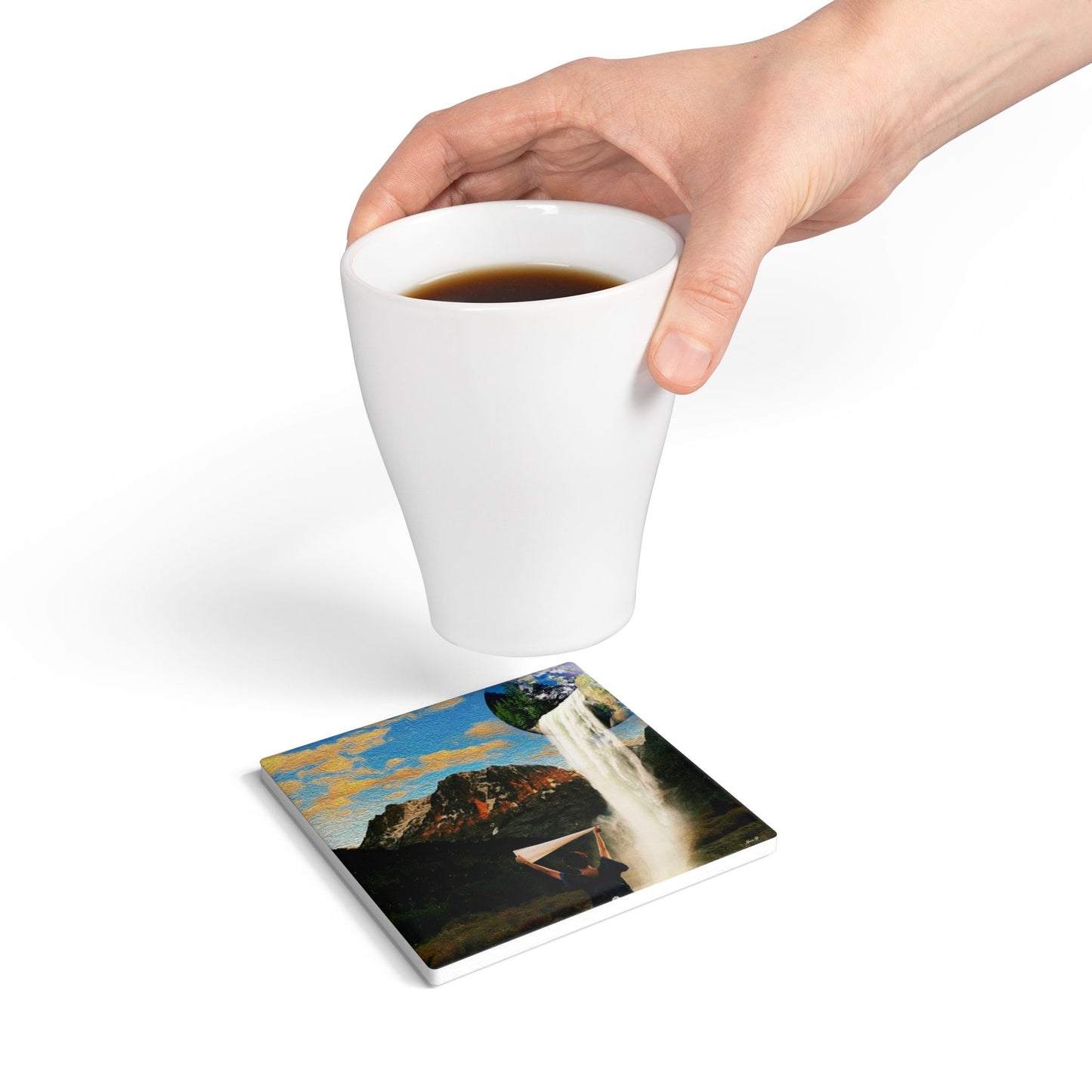 SP-001: World of dreams - Ceramic Coaster
