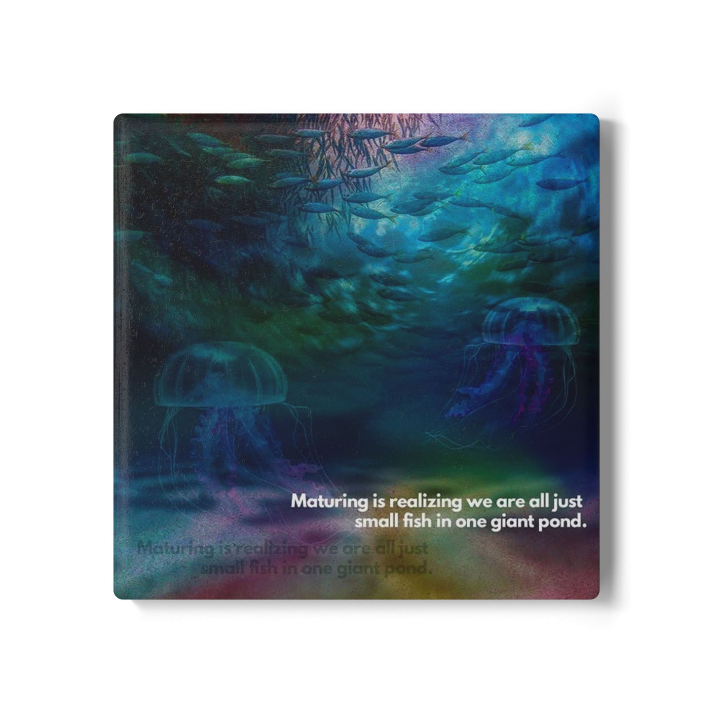 SP-002: Growth - Ceramic Coaster
