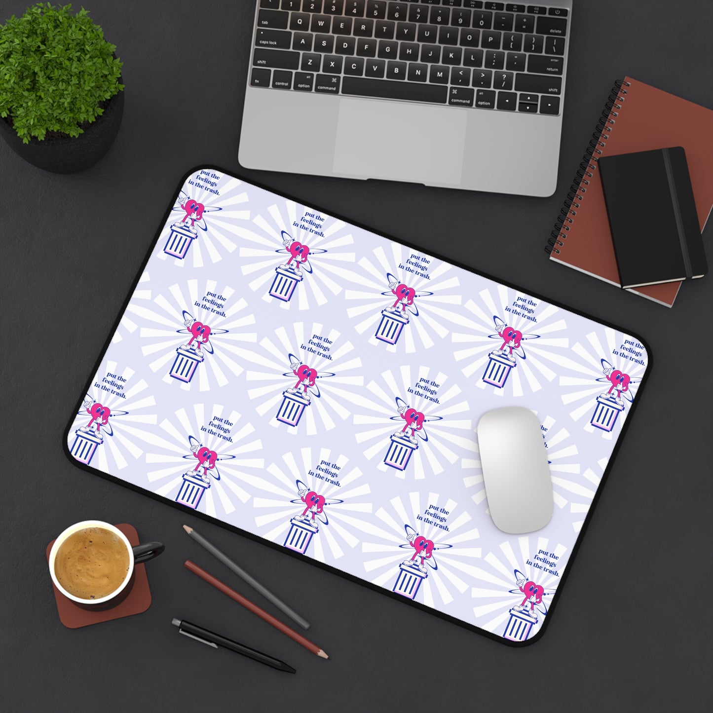 Protocol MB-003: Trash ahh feelings - Desk Mat