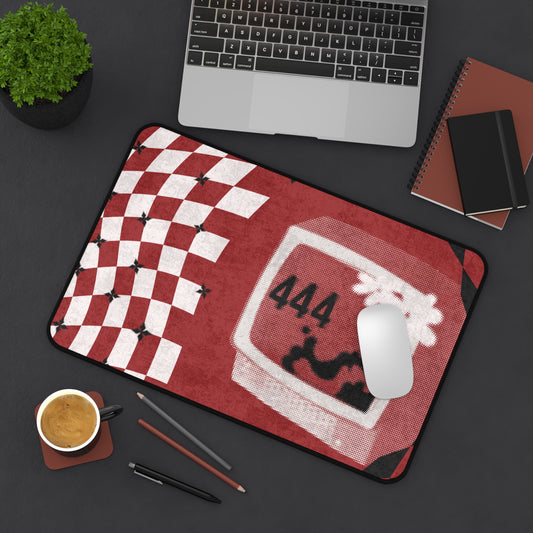 Protocol CR-005: Static Divinity - Desk Mat