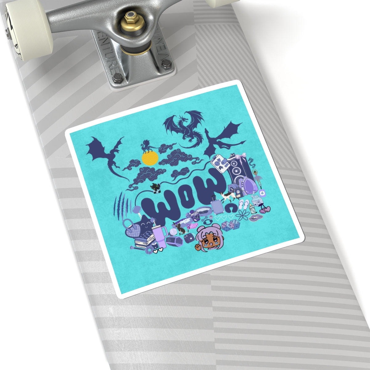 Protocol EW-012: Wander Girl - Kiss-Cut Stickers