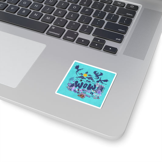Protocol EW-012: Wander Girl - Kiss-Cut Stickers