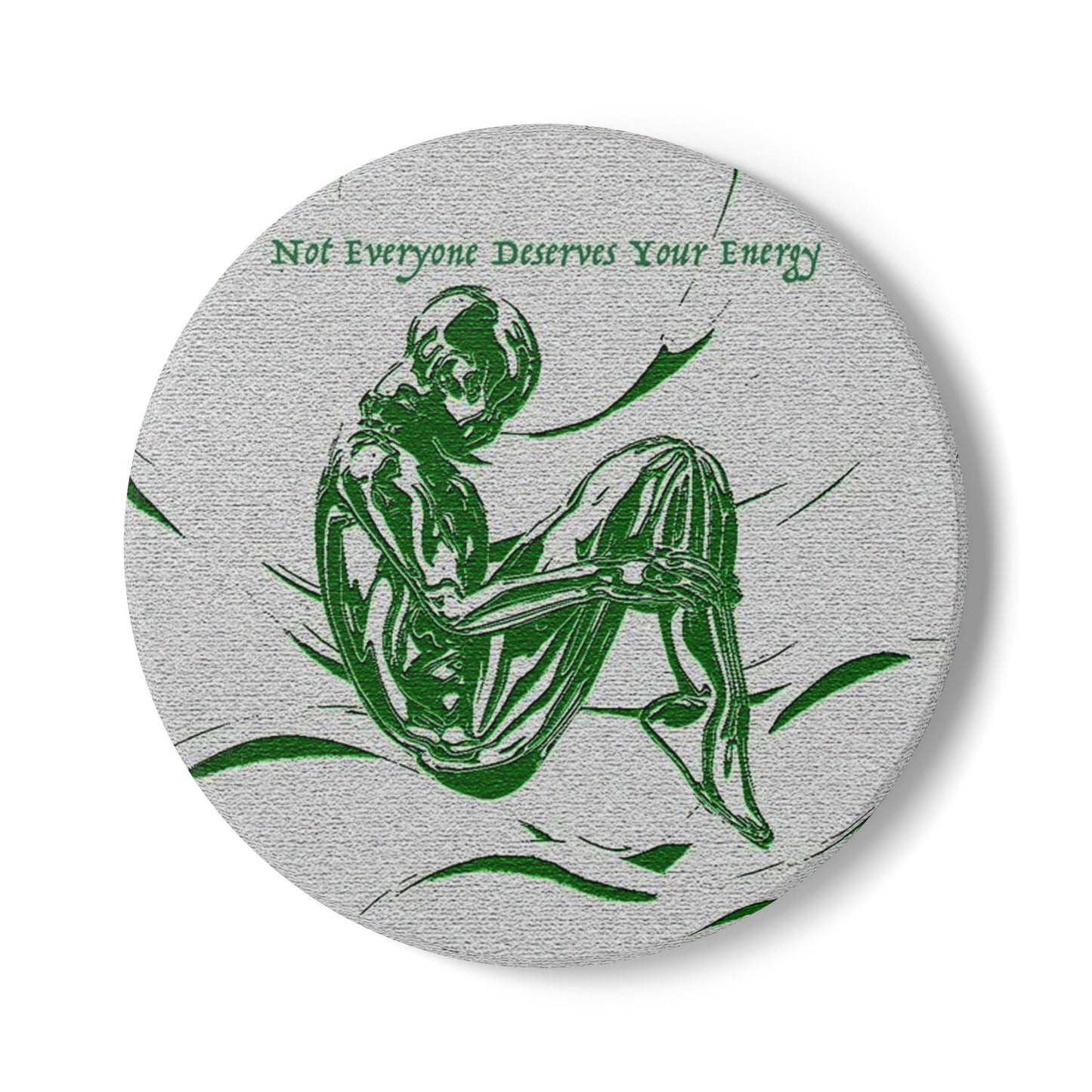 SP-004: Energy Boundary - Ceramic Coaster