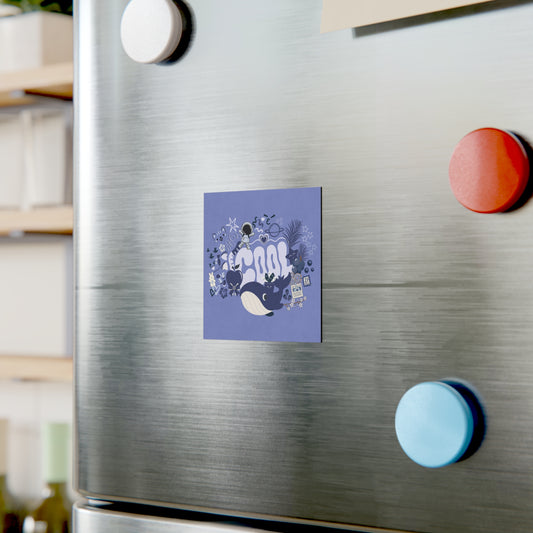 Protocol EW-002: Whale wish - Square Magnet