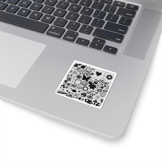 Protocol TA-002: Y2K Love - Kiss-Cut Stickers