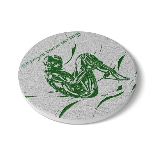 SP-004: Energy Boundary - Ceramic Coaster