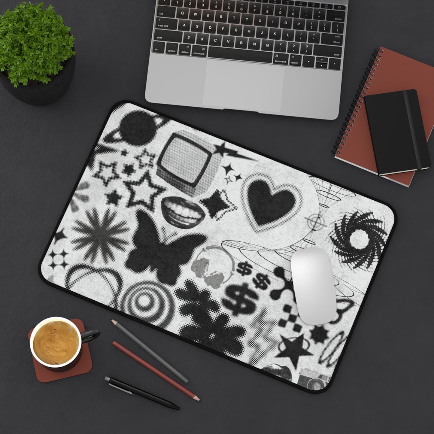 Protocol TA-002: Y2K Love - Desk Mat